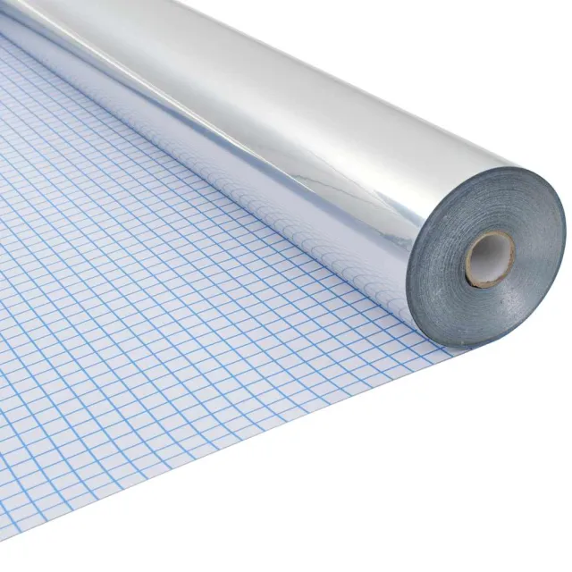 vidaXL Privacyfolie reflecterend spiegelend zelfklevend 0,9x20 m Zilver
