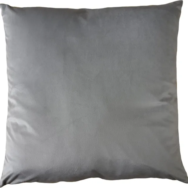 Clayre & Eef Kussenhoes 45x45 cm Grijs Polyester