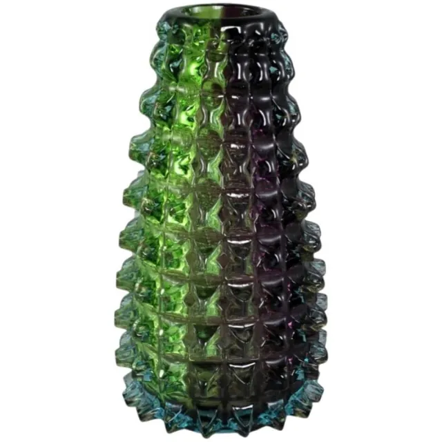 PTMD COLLECTION PTMD-vaas-Yalexa-rainbow-spike-glas-design-Maar-L Groen