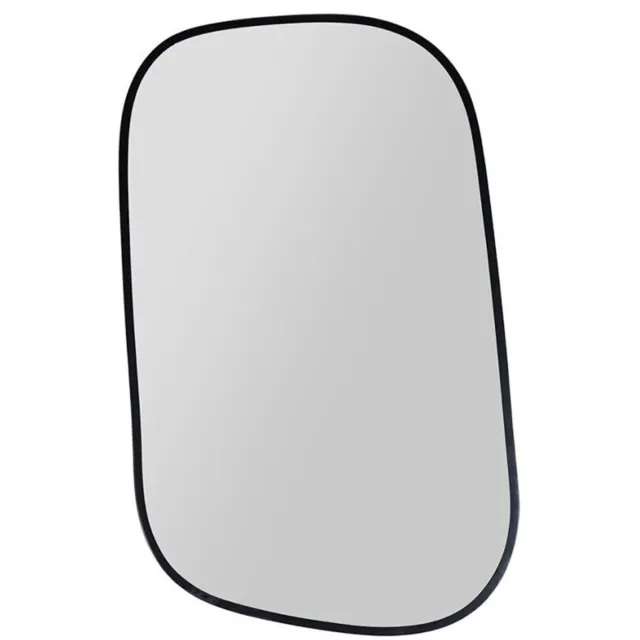 OSTARIA Wandspiegel Fancy - metaal - zwart - organisch - 32 x 51 cm - wanddecoratie spiegels