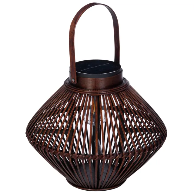Luxform tafellamp solar Cadiz bruin