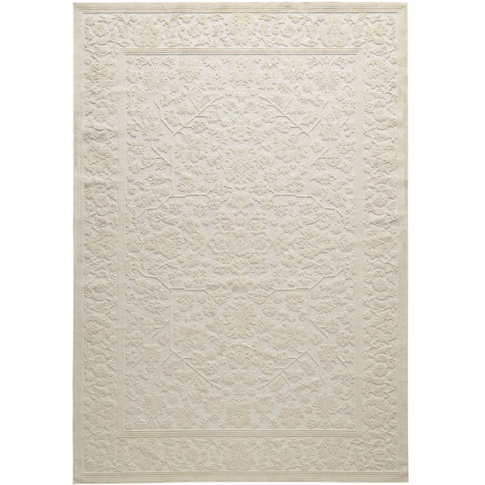 NOUS Living Gavina vloerkleed bruin crème