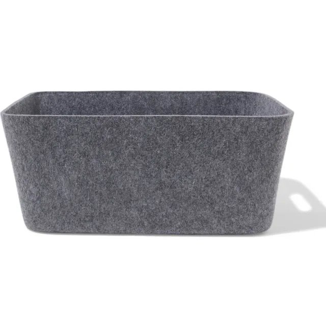 HEMA Opbergmand 25x33x14cm M vilt grijs