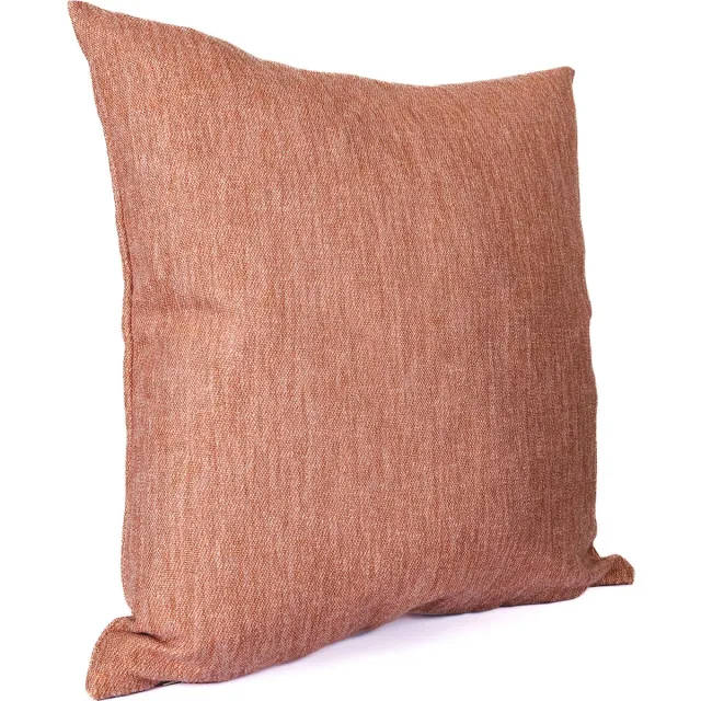 Lampe Textiles Kussenhoes 45x45cm Roest (Koper) - Met Rits - Linnen & Recycled - Wasbaar - Strijkbaar - Belgische makelij
