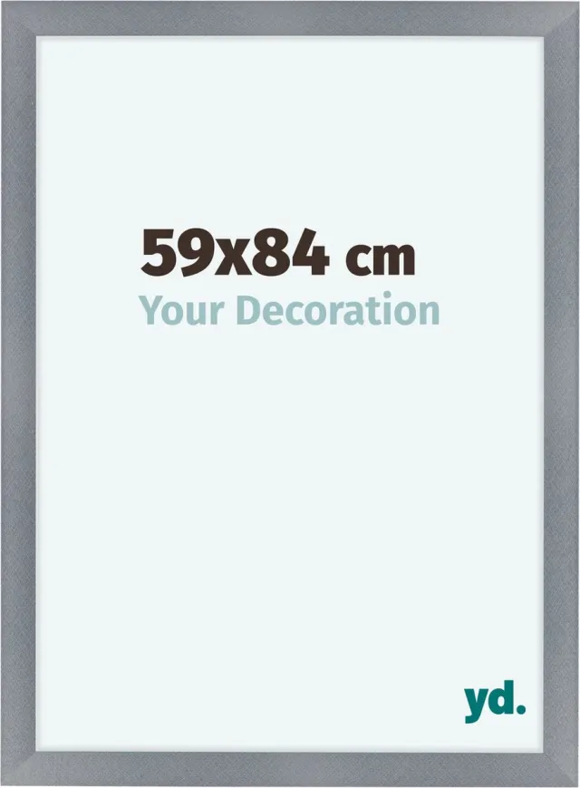 yd. Your Decoration - Fotolijst 59x84 cm - MDF - Aluminium Geborsteld - Como