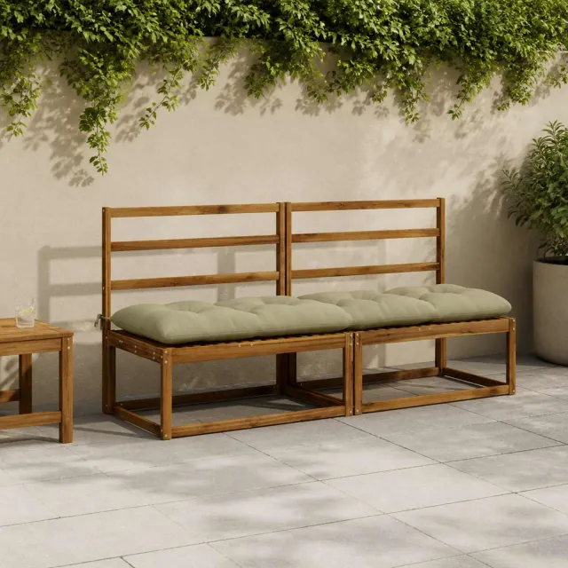 vidaXL Bankkussen VIANEN 100% Polyester Lichtgroen 190 x 50 x 12 cm groen