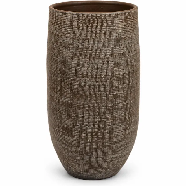 HS Potterie Vaas tokio d22h40cm bruin