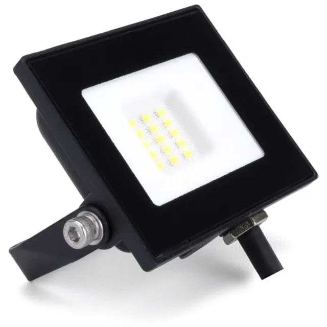 Integral LED Bouwlamp 10W 4000K Koel Wit 1000lm Zwart IP65 | Geen fitting | 10 watt | 25.000 Branduren