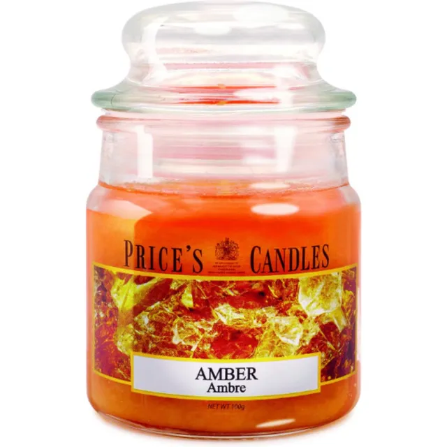 Price's Candles amber 100 gram oranje