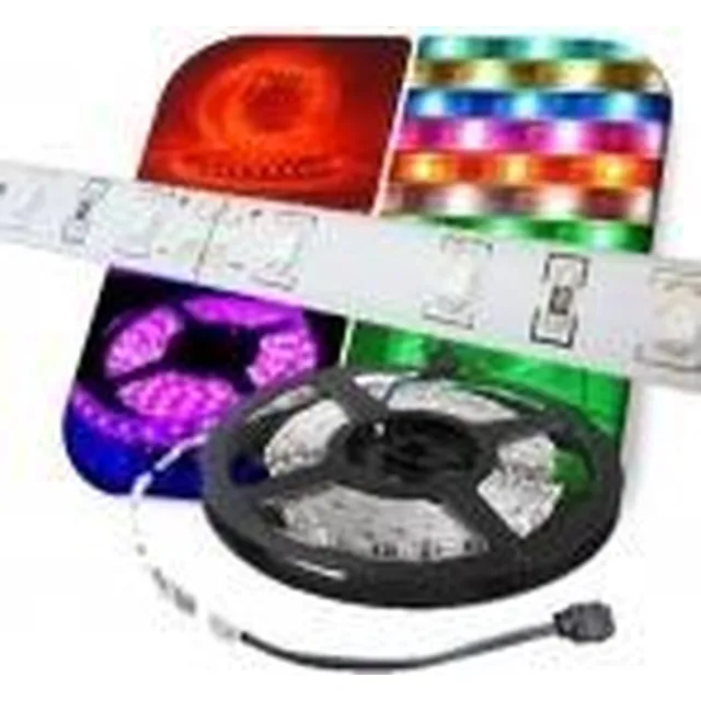 ABC-Led LED strip RGB 1 meter Plug & Play waterproof grijs