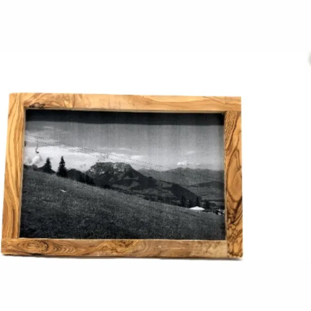D.O.M. Fotolijst van Olijfhout – Magnetisch en Uniek Geschikt voor Foto’s van 20 x 30 cm
