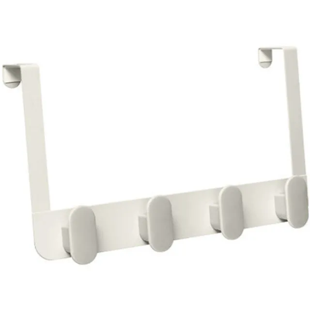 5 Five Simply Smart 5Five Deurkapstok 4 metalen haken - 35x8x20cm - Klei Argile