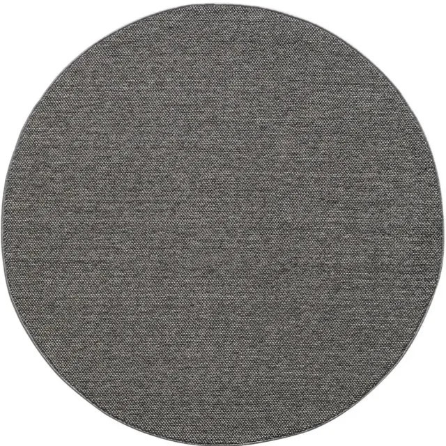 Dutch XXL Rond Vloerkleed | Tapijt | Loom | Uni | Grijs | 120x120 cm