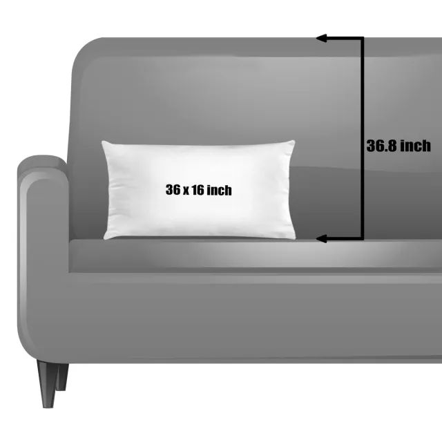 ABAKUHAUS Grijs Kussenhoes, Piano Jazz Melody Muziek, Kussenhoes zonder Binnenkussen, met Ritssluiting, Dubbelzijdige Print, Wasbaar, 90 x 40 cm, Lavendel