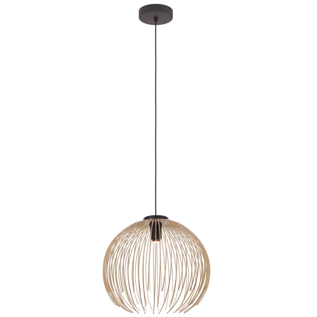 EGLO Venezuela-A Hanglamp - E27 - ؠ38.5 cm - Zandkleur Zwart;Zand;