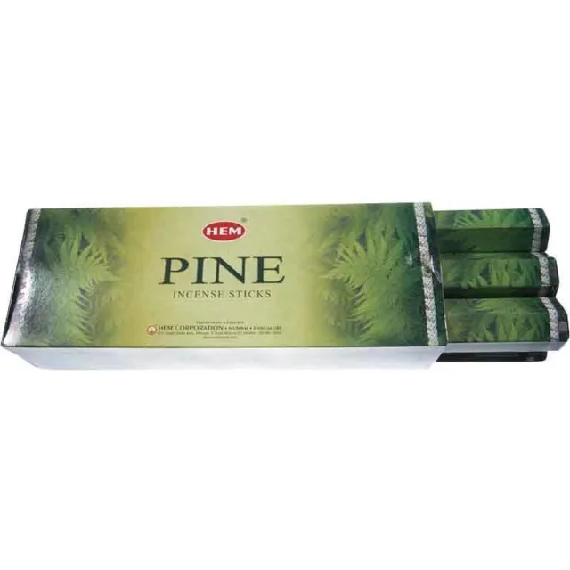 HEM Wierook - Pine - (6 pakjes/120 stokjes) Transparant
