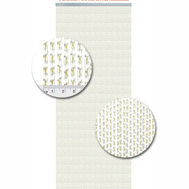 Vliegengordijnenexpert® Vliegengordijnenexpert Lucca - Vliegengordijn - 100x240 cm - Transparant met Geel