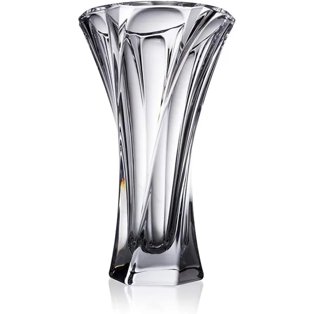 Aurum Crystal Bohemia Kristallen vaas MOZART - grote bloemenvaas van glas - BOHEMIA KRISTAL Transparant