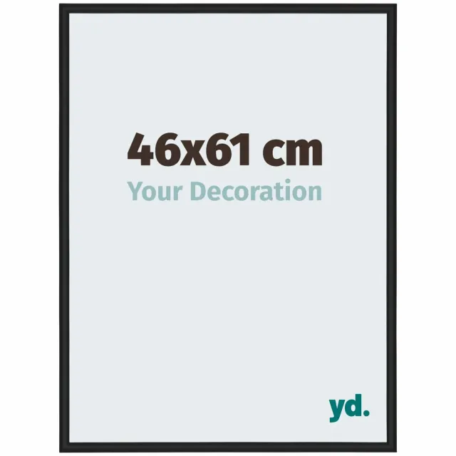 yd. Your Decoration - Fotolijst 46x61 cm - Aluminium - Zwart Hoogglans - Miami