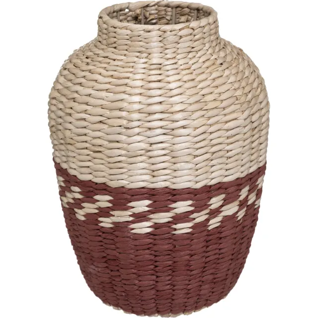 Atmosphera Vaas Carmen naturel kers - D24 x H32 cm Geel