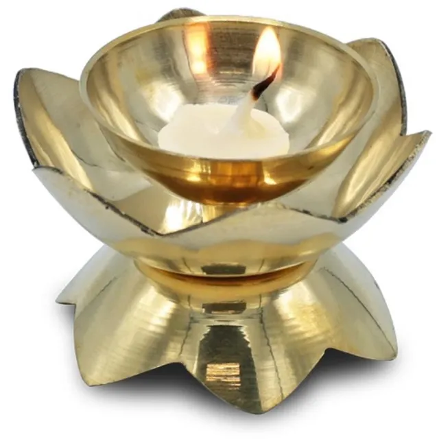 Phoenix Import Mani Bhadra Sfeerlicht Oosterse Kaarsbrander - Messing Multi colour