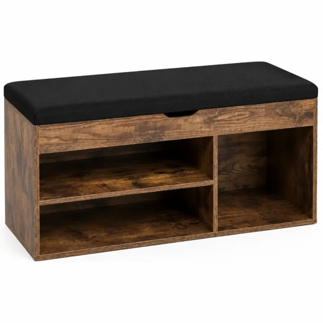 BOXIMO Schoenenkast met zitplaats TRIA, 80 x 30 x 43 cm darkbrown