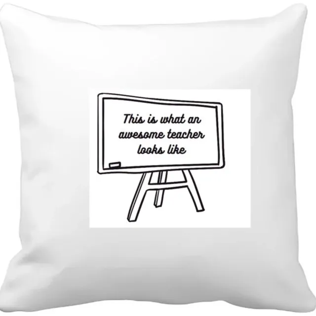 Akyol this is what an awesome teacher looks like Kussen hoes - Juf - meester - teacher - 40 bij 40 cm Multicolor