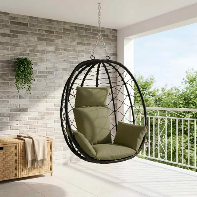 vidaXL Adirondack Kussen PUTTEN 100% Polyester Olijfgroen