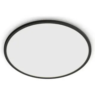 Philips Plafondlamp Superslim Zwart Ø43cm 22w