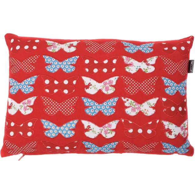 In The Mood Butterfly - Sierkussen - Rood - 30x45 cm