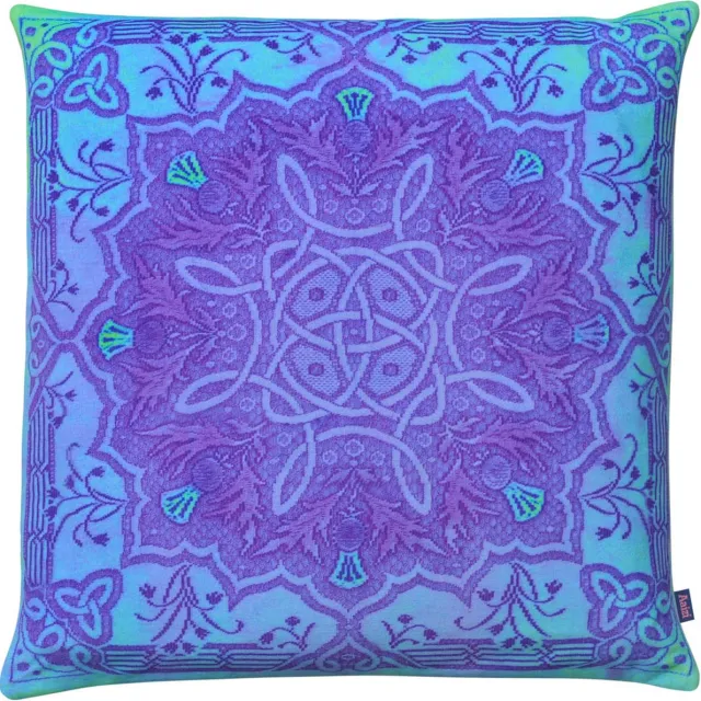 Aaizi velours sierkussen Gordes Purple-Blue - 50x50 cm