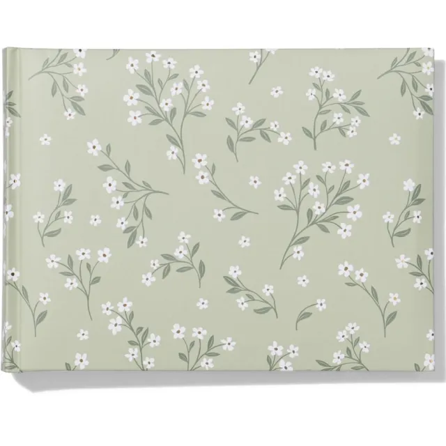 HEMA Fotoalbum 24x18x4cm bloemen (groen)