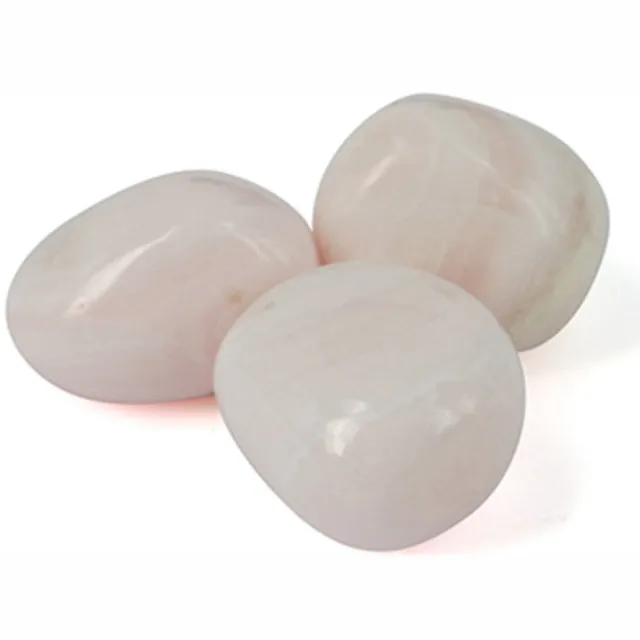 Ruben Robijn Calciet mangano A trommelstenen 100 gr. (mt3) Roze