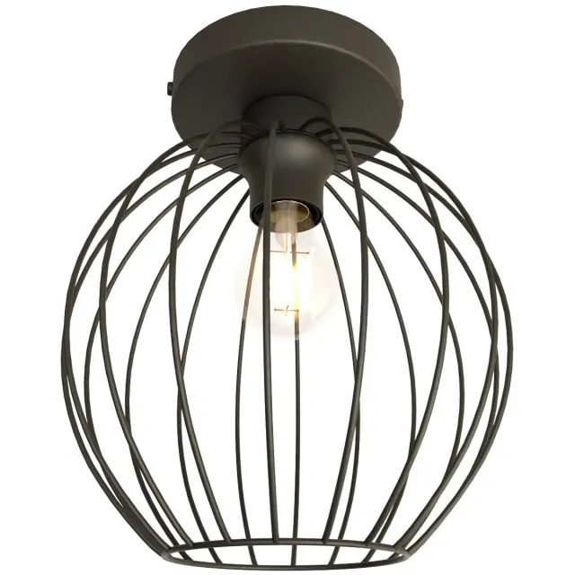 Emibig Plafondlamp Nest Ø 24 cm zwart