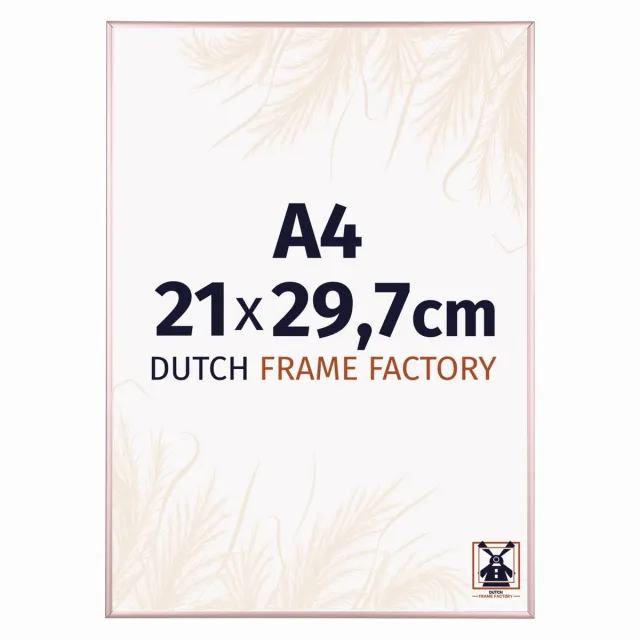 Dutch Frame Factory Fotolijst A4 21x29,7 cm - Aluminium - Koper - Kampen