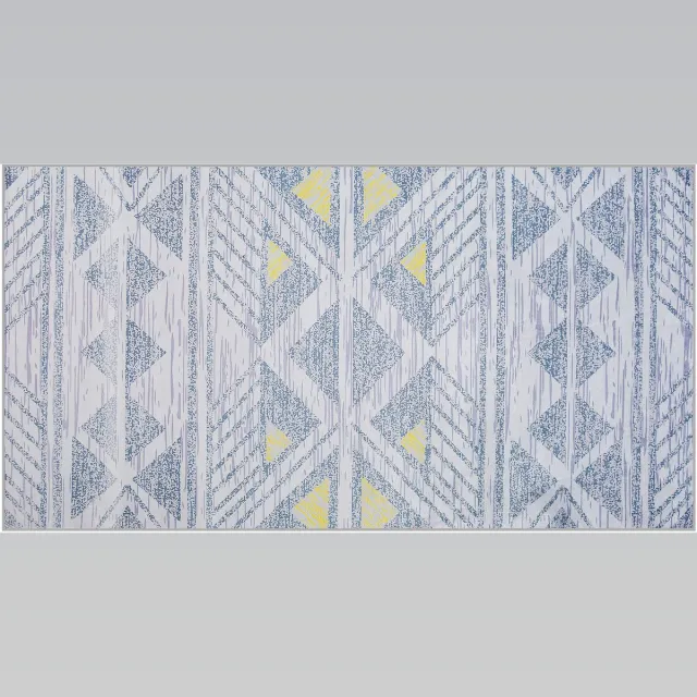 Beliani KARGI - Laagpolig vloerkleed - Lichtgrijs - 80 x 150 cm - Polyester