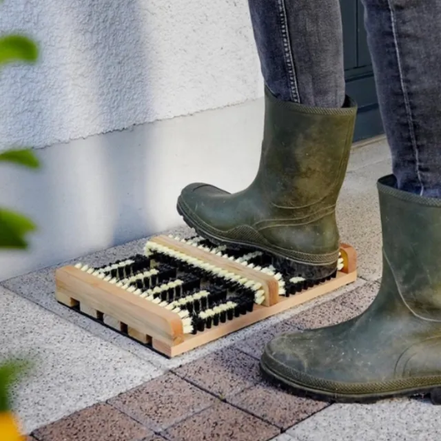 brash Voetenveger - Borstelmat - Buitenmat - Borstelmat voor buiten - Schoenborstels Buiten - Schoenenveger - Voetenveger voor Buiten Zwart