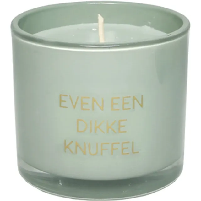 My Flame Lifestyle MY FLAME - Sojakaars - Even een dikke knuffel - Minty Bamboo - groen - 30 branduren