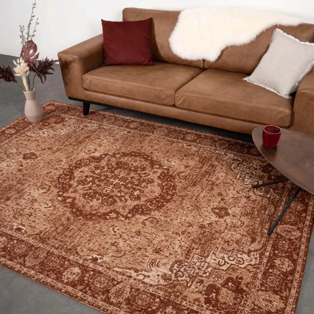 Heritaged Vintage vloerkleed - Traditions roestbruin 160x240