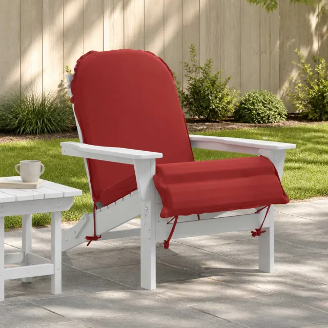 vidaXL Adirondack stoelkussen GEMERT 100% Polyester Wijnrood