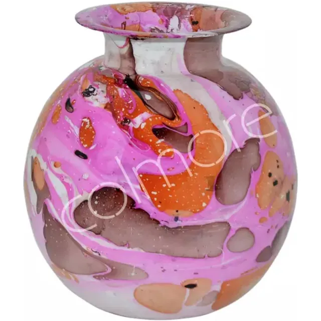 Colmore by Diga vaas-Iron Fuchsia enamel-Ø26x26x28cm