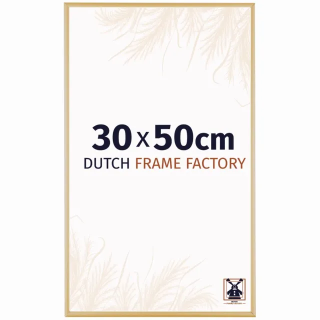 Dutch Frame Factory Fotolijst 30x50 cm - Aluminium - Goud Vintage - Kampen