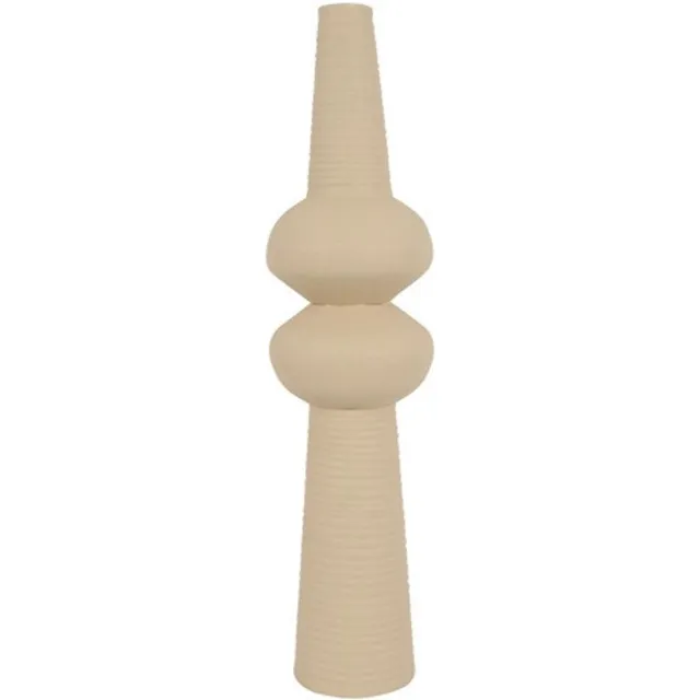Countryfield Vaas Evie metaal L25B25H102CM crème Creme