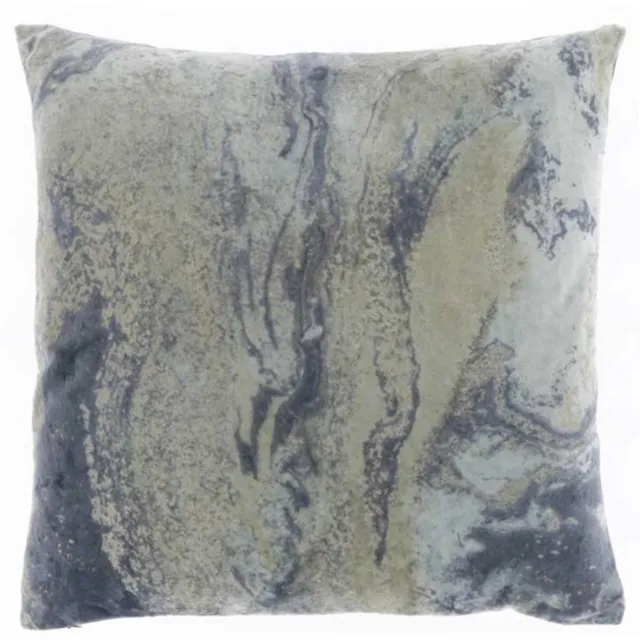 Unique Living D- Unique Living | Kussen Vince 45x45cm dark grey | Kussen woonkamer of slaapkamer Grijs