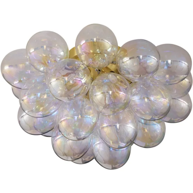 QAZQA uvas - Design Plafondlamp - 6 lichts - Ø 50 cm - Messing - Woonkamer | Slaapkamer | Keuken