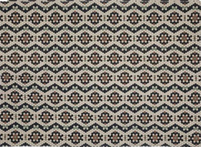 Atmosphera Créateur d'intérieur® Cafe Motief Tapijt - Tapijt met Patroon - Modern - Elegant - Cadeau - Huisdecoratie - Huishoudtextiel - Vloerkleed - Tapijt - Katoen - Egeïsch Blauw - 120x170 Cm Velkleurig