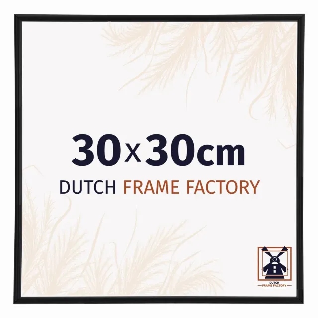 Dutch Frame Factory Fotolijst 30x30 cm - Kunststof - Zwart Mat - Angers