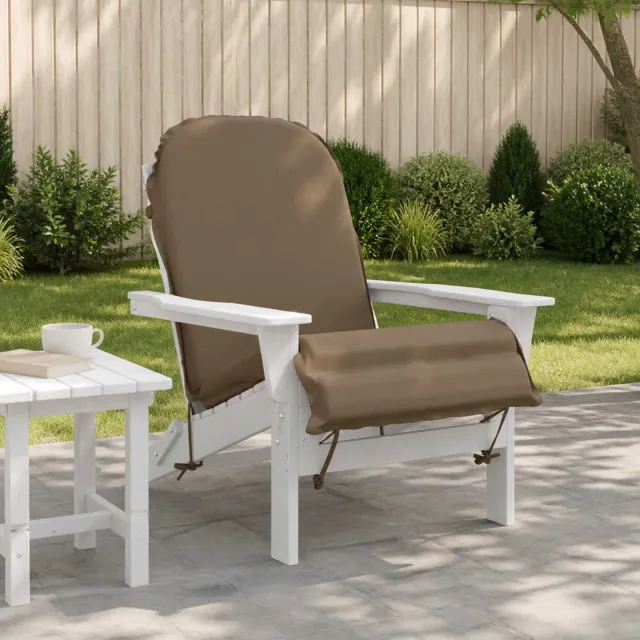 vidaXL Adirondack stoelkussen GEMERT 100% Polyester Taupe