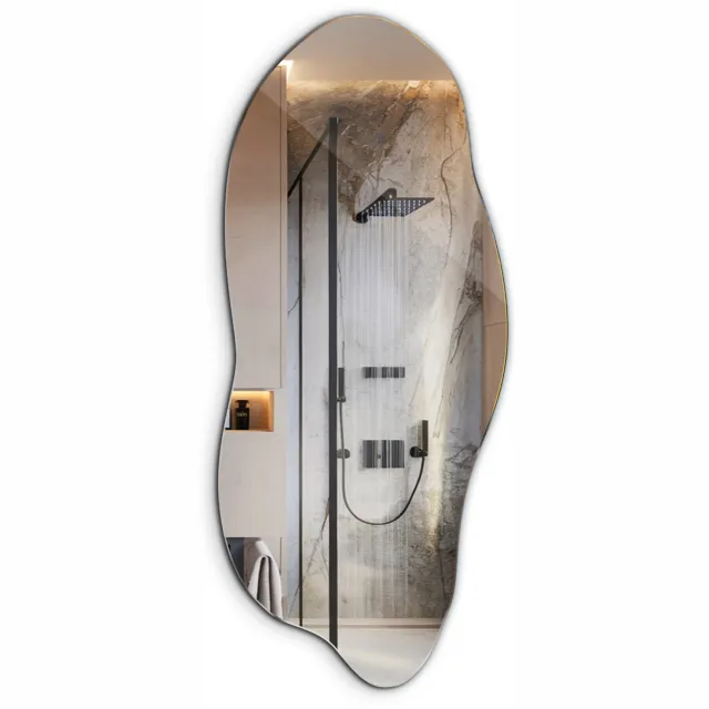 WallMuralia Spiegel asymmetrisch - 40x90 cm - Spiegel onregelmatig - Decoratieve wandspiegel - Spiegel organische vorm