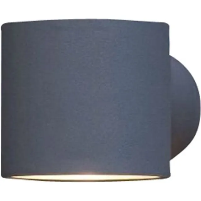 Konstsmide Modena Round wandlamp - Grijs - up and downlight